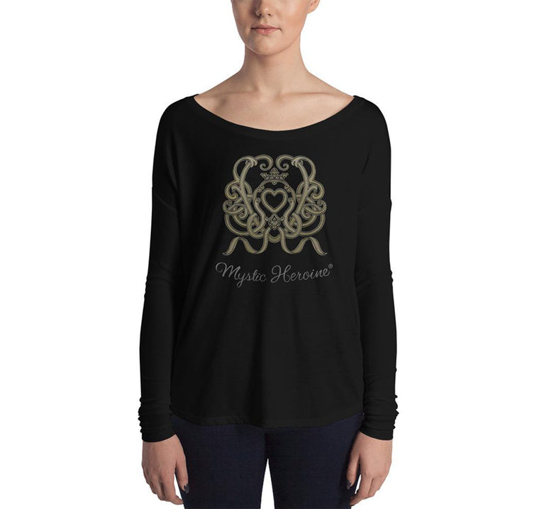 Women's Long Sleeve "Heart Ties" Tee